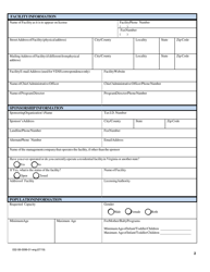 Form 032-08-0099-01 Renewal Application for a License to Operate a Children&#039;s Residential Facility (Crf) - Virginia, Page 2