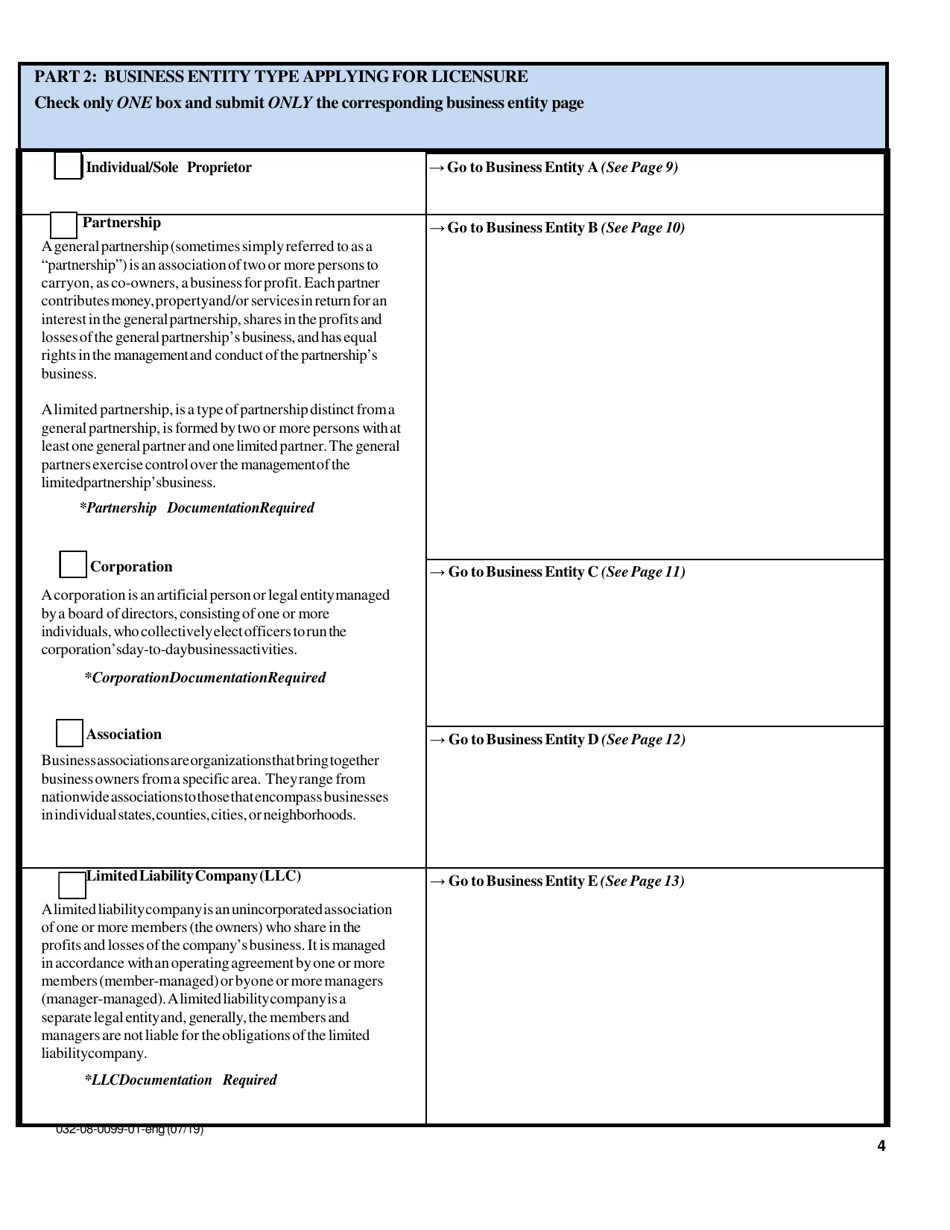 Form 032-08-0099-01 Renewal Application for a License to Operate a Childrens Residential Facility (Crf) - Virginia, Page 4