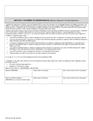 DCYF Form 09-165 Portable Background Check Application - Washington, Page 4
