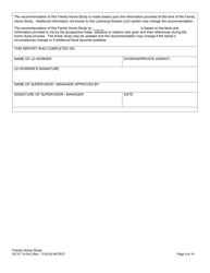 DCYF Form 10-043 Family Home Study - Washington, Page 9