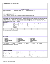 DCYF Form 10-166A Behavioral Rehabilitation Services (Brs) Referral - Washington, Page 3