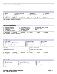 DCYF Form 10-166A Behavioral Rehabilitation Services (Brs) Referral - Washington, Page 4