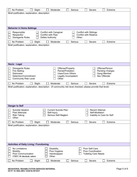 DCYF Form 10-166A Behavioral Rehabilitation Services (Brs) Referral - Washington, Page 5