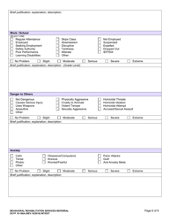 DCYF Form 10-166A Behavioral Rehabilitation Services (Brs) Referral - Washington, Page 6