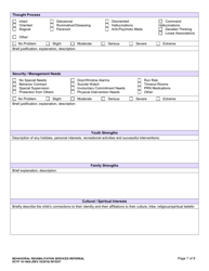 DCYF Form 10-166A Behavioral Rehabilitation Services (Brs) Referral - Washington, Page 7