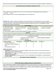 DCYF Form 14-444 Child Health and Education Tracking Screening Report - Washington (Oromo), Page 2