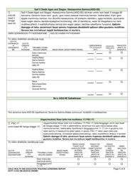 DCYF Form 14-444 Child Health and Education Tracking Screening Report - Washington (Oromo), Page 5