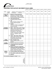 Form DOC13-345 Abnormal Involuntary Movement Scale (Aims) - Washington, Page 2