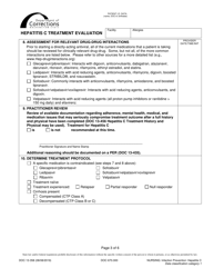 Form DOC13-358 Hepatitis C Treatment Evaluation - Washington, Page 3
