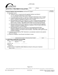 Form DOC13-358 Hepatitis C Treatment Evaluation - Washington, Page 6