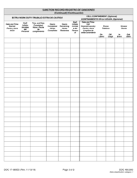 Form DOC17-085 Sanction Notification - Washington (English/Spanish), Page 3