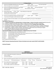 Form DOC14-040 Substance Use Disorder Assessment - Washington, Page 11