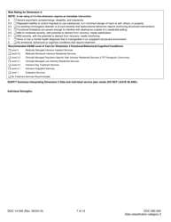 Form DOC14-040 Substance Use Disorder Assessment - Washington, Page 7