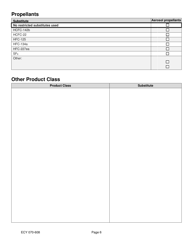 ECY Form 070-608 Washington Hfc Reduction Program: Product Manufacturer Notification - Washington, Page 8
