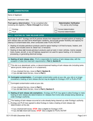 ECY Form 070-620 Agency Determination Checklist - Washington, Page 2