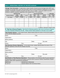 ECY Form 020-74 Voluntary Cleanup Program Application Form - Washington, Page 11