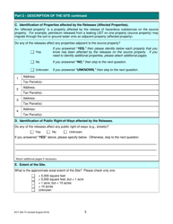 ECY Form 020-74 Voluntary Cleanup Program Application Form - Washington, Page 5