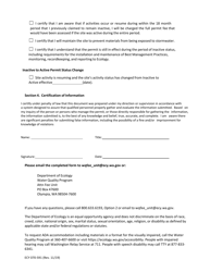 ECY Form 070-591 Permit Fee Activity Status Change Form - Washington, Page 2