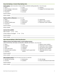 ECY Form 070-613 Dam Owner Annual Inspection Form - Concrete Dams - Washington, Page 3