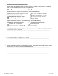 ECY Form 070-180 State Permit Application for the Generation, Distribution and Use of Reclaimed Water - Washington, Page 15