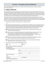 ECY Form 070-180 State Permit Application for the Generation, Distribution and Use of Reclaimed Water - Washington, Page 17