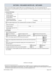 ECY Form 070-180 State Permit Application for the Generation, Distribution and Use of Reclaimed Water - Washington, Page 21