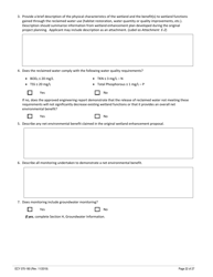 ECY Form 070-180 State Permit Application for the Generation, Distribution and Use of Reclaimed Water - Washington, Page 22