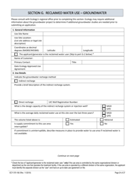 ECY Form 070-180 State Permit Application for the Generation, Distribution and Use of Reclaimed Water - Washington, Page 24