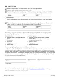 ECY Form 070-180 State Permit Application for the Generation, Distribution and Use of Reclaimed Water - Washington, Page 6