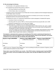 Forest Practices Application/Notification - Eastern Washington - Washington, Page 9