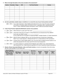 Long-Term Forest Practices Application Step 1 - Resource and Roads Assessment - Eastern/Western Washington - Washington, Page 2