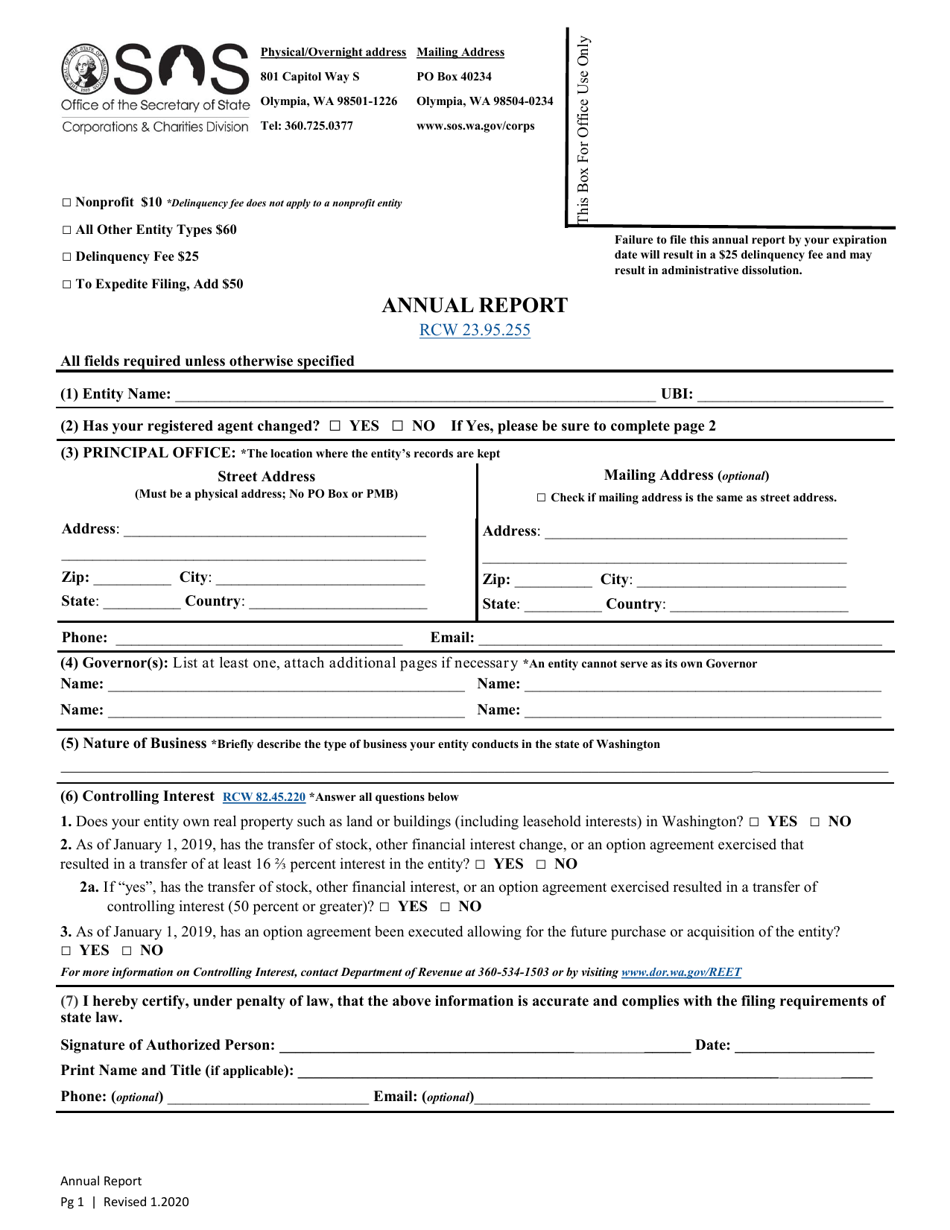 Annual Report - Washington, Page 3