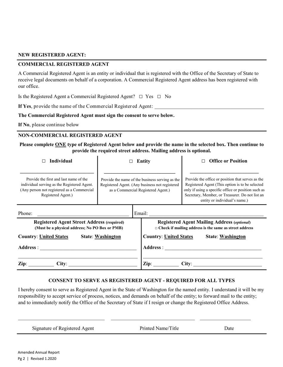 Amended Annual Report - Washington, Page 4