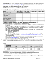 Forest Practices Application/Notification Instructions - Eastern Washington - Washington, Page 12