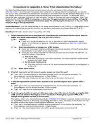 Forest Practices Application/Notification Instructions - Eastern Washington - Washington, Page 29