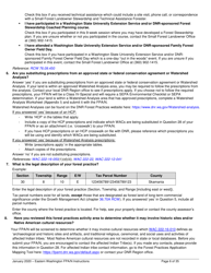 Forest Practices Application/Notification Instructions - Eastern Washington - Washington, Page 6