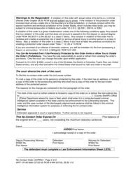 Form WPF CR08.0660 No-Contact Order (Reissued Pursuant to a Certificate and Order of Discharge)(Cornc) - Washington, Page 2