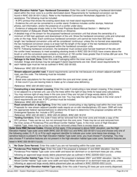 Instructions for Long-Term Forest Practices Application Instructions - Eastern Washington - Washington, Page 26