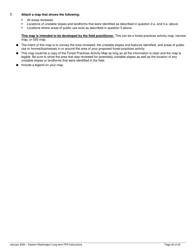Instructions for Long-Term Forest Practices Application Instructions - Eastern Washington - Washington, Page 40
