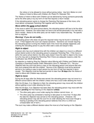 Form FL All Family140 Parenting Plan - Washington, Page 12