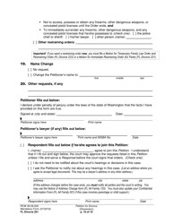 Form FL Divorce201 Petition for Divorce (Dissolution) - Washington, Page 10