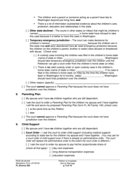 Form FL Divorce205 Petition to Invalidate (Annul) Marriage - Washington, Page 5