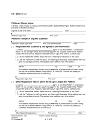 Form FL Parentage301 Petition to Decide Parentage - Washington, Page 13