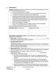 Form FL Parentage301 Petition to Decide Parentage - Washington, Page 3