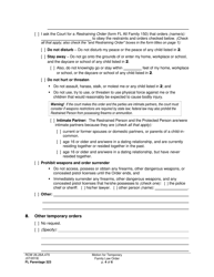 Form FL Parentage323 Motion for Temporary Family Law Order and Restraining Order - Washington, Page 4