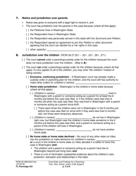 Form FL Parentage333 Final Order and Findings for a Parenting Plan, Residential Schedule and/or Child Support - Washington, Page 4