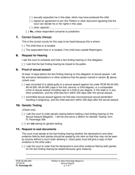 Form FL Parentage381 Petition to Stop Parentage Based on Sexual Assault - Washington, Page 4