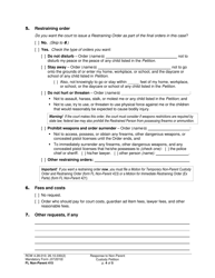 Form FL Non-Parent415 Response to Non-parent Custody Petition - Washington, Page 4