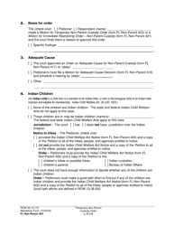 Form FL Non-Parent424 Temporary Non-parent Custody Order - Washington, Page 2