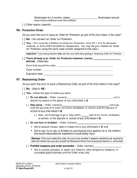 Form FL Non-Parent401 Non-parent Custody Petition - Washington, Page 9